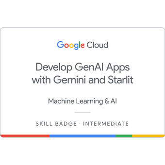 Develop GenAI Apps with Gemini and Streamlit Skill Badge